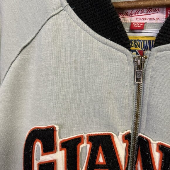 Cooperstown Mitchell & Ness San Fransisco Giants Sweatshirt Mens 3XL Zip - Picture 4 of 16